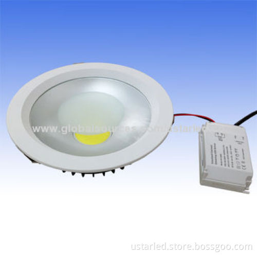 Dimmable 20W COB LED recessed lights, CRI>80, with exterior driver, CE and RoHS, 2yrs guaranteeNew